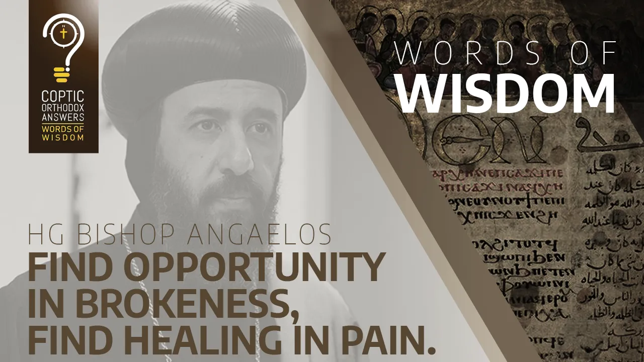 Find opportunity in brokenness, find healing in pain