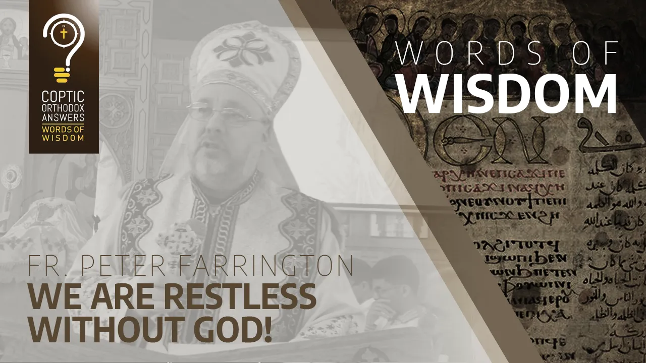 We are restless without God!