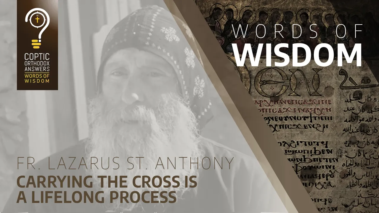 Carrying the Cross is a lifelong process